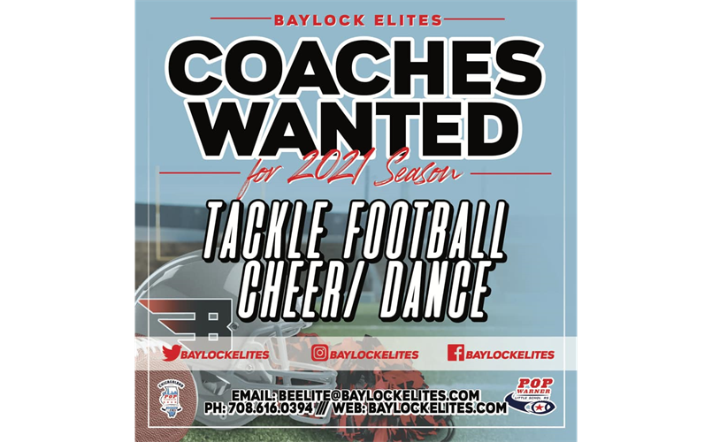 Coaches Wanted